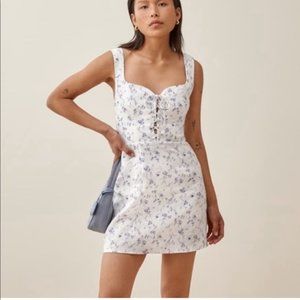 NEW Reformation Elettra Sinead Floral Mini Dress